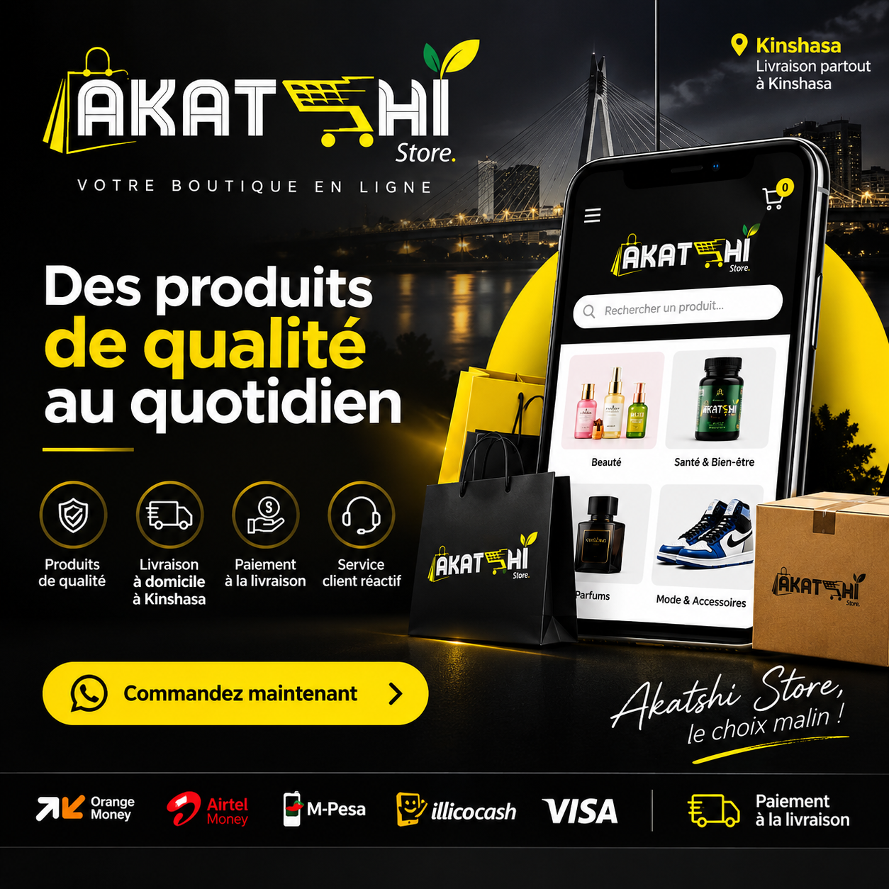 Akatshi Store – Votre boutique en ligne à Kinshasa_0