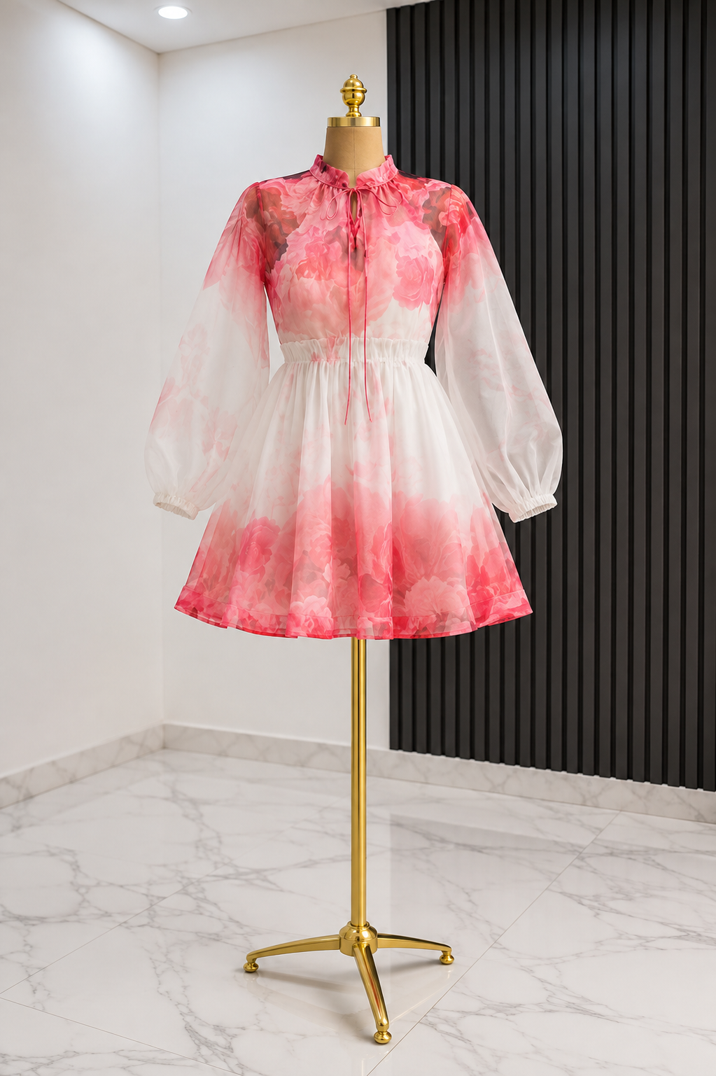 Rosé Garden Dress