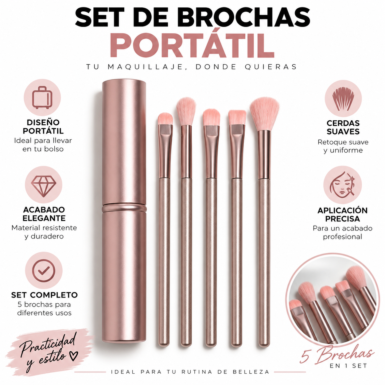 Set de brochas para sombras 💄_1