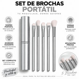 Set de brochas para sombras 💄