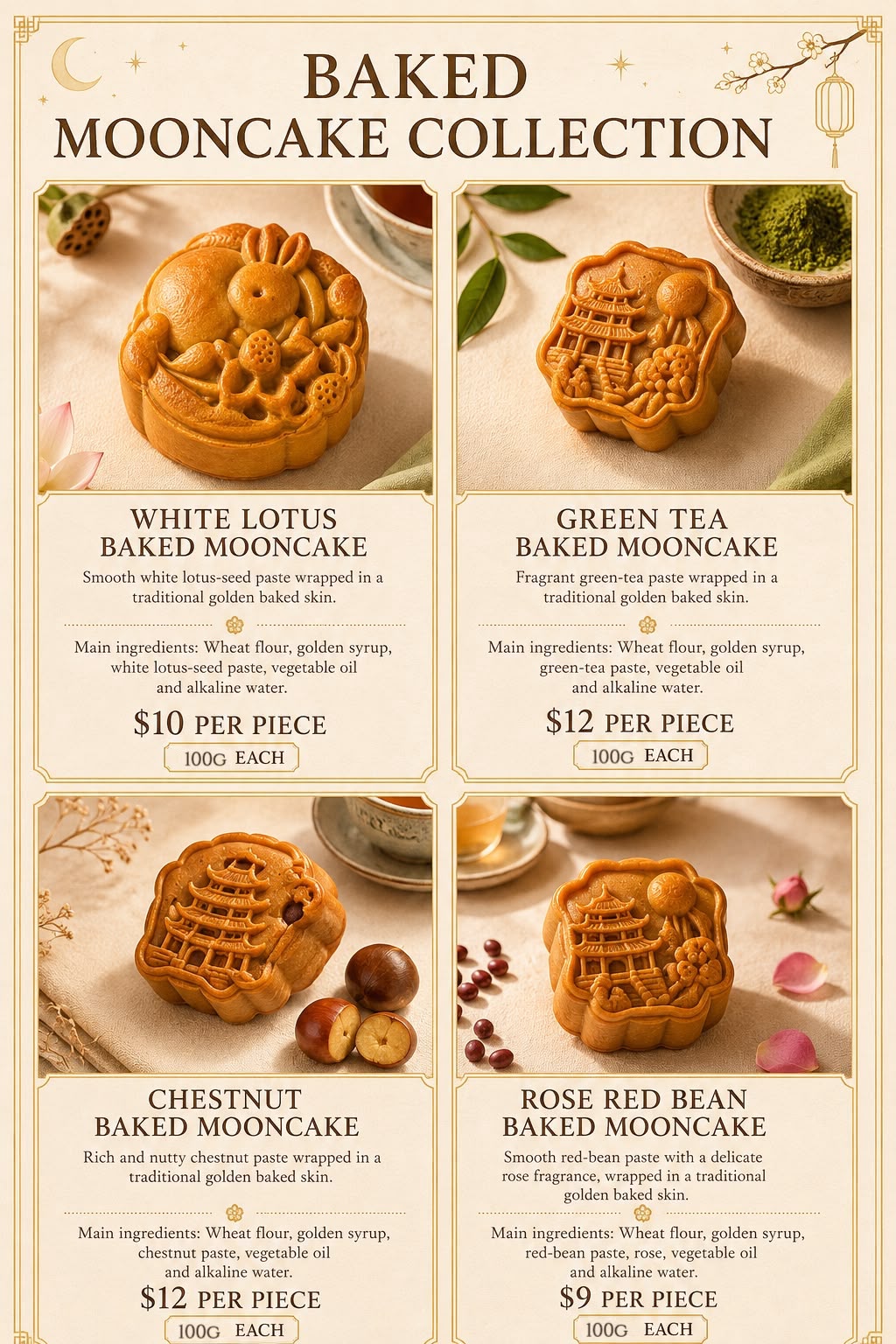 Baked mooncake set
