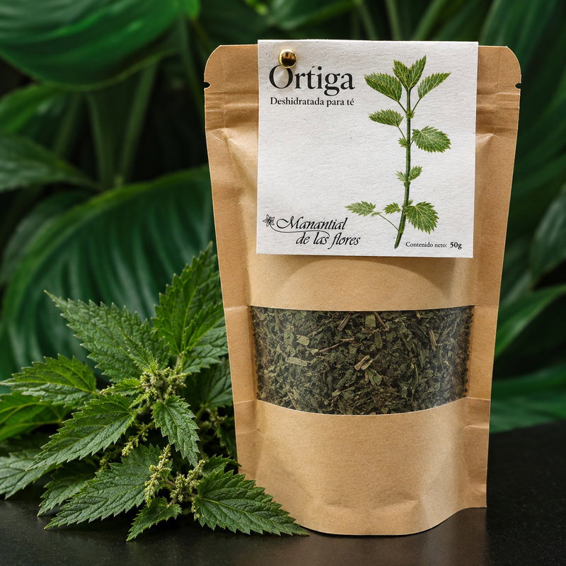 Ortiga deshidratada para infusión