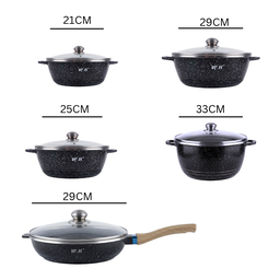 10 PCS WK GRANITE COOKING SET