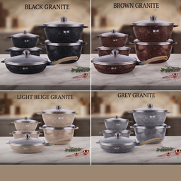 10 PCS WK GRANITE COOKING SET