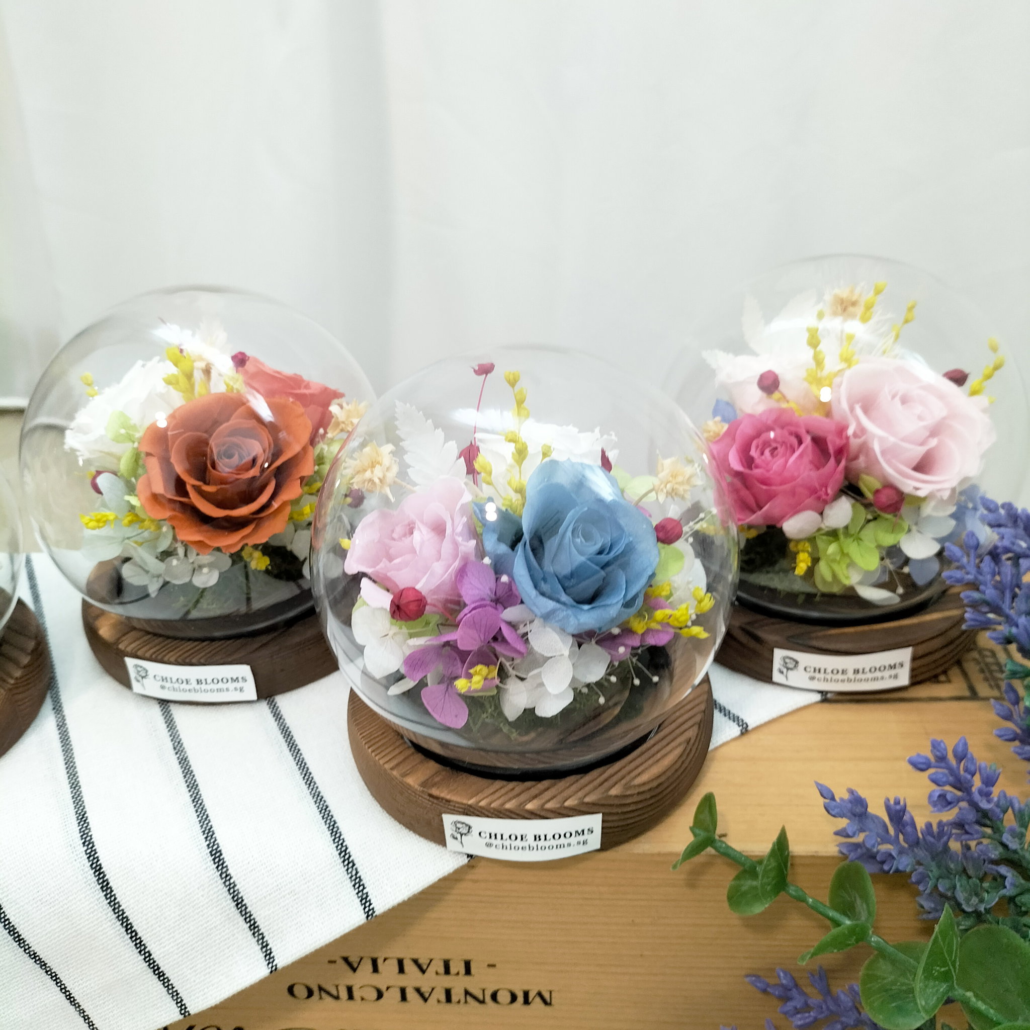 Rose Garden Glass Dome_0