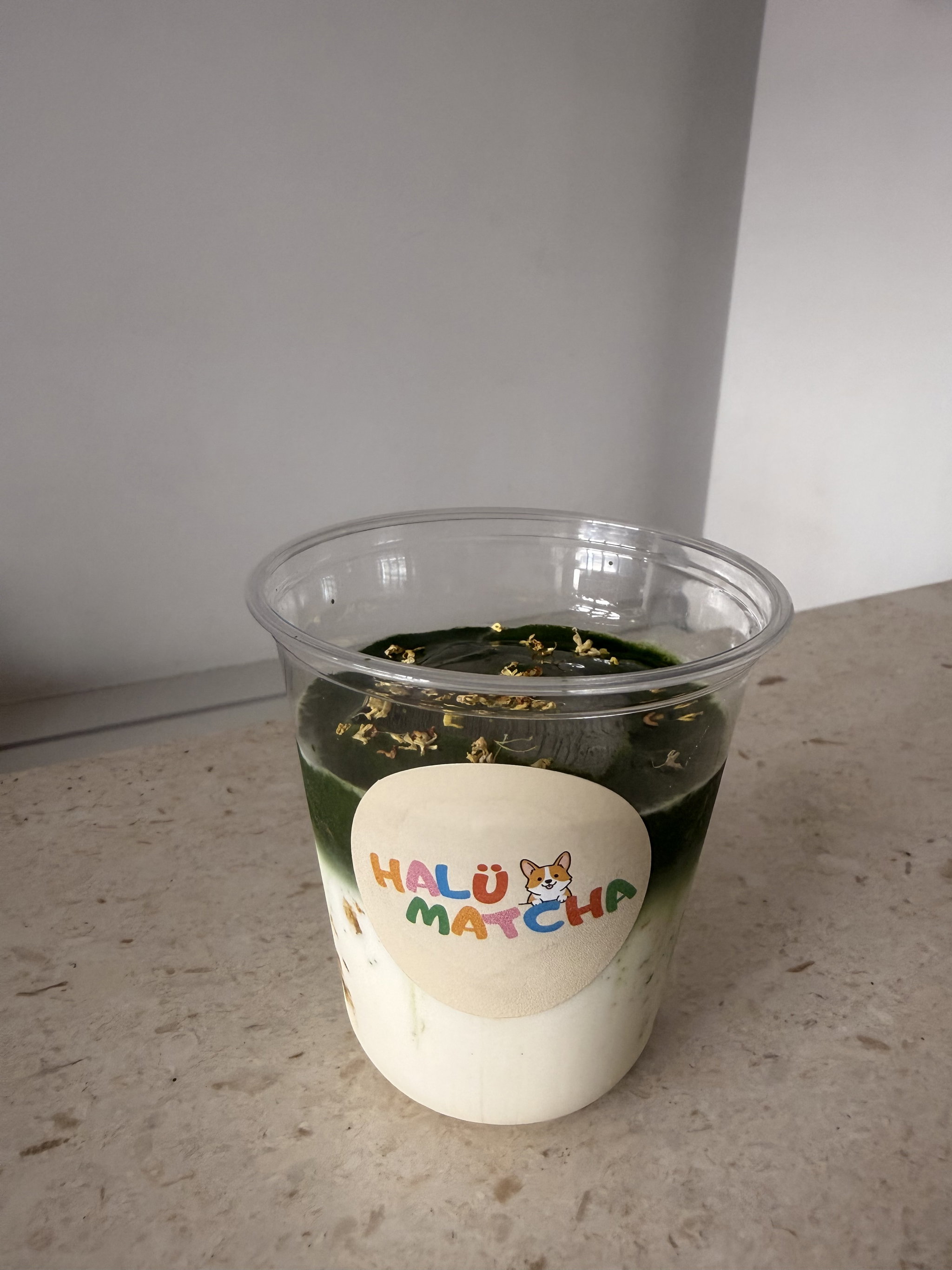Iced Osmanthus Honey Matcha Latte _0