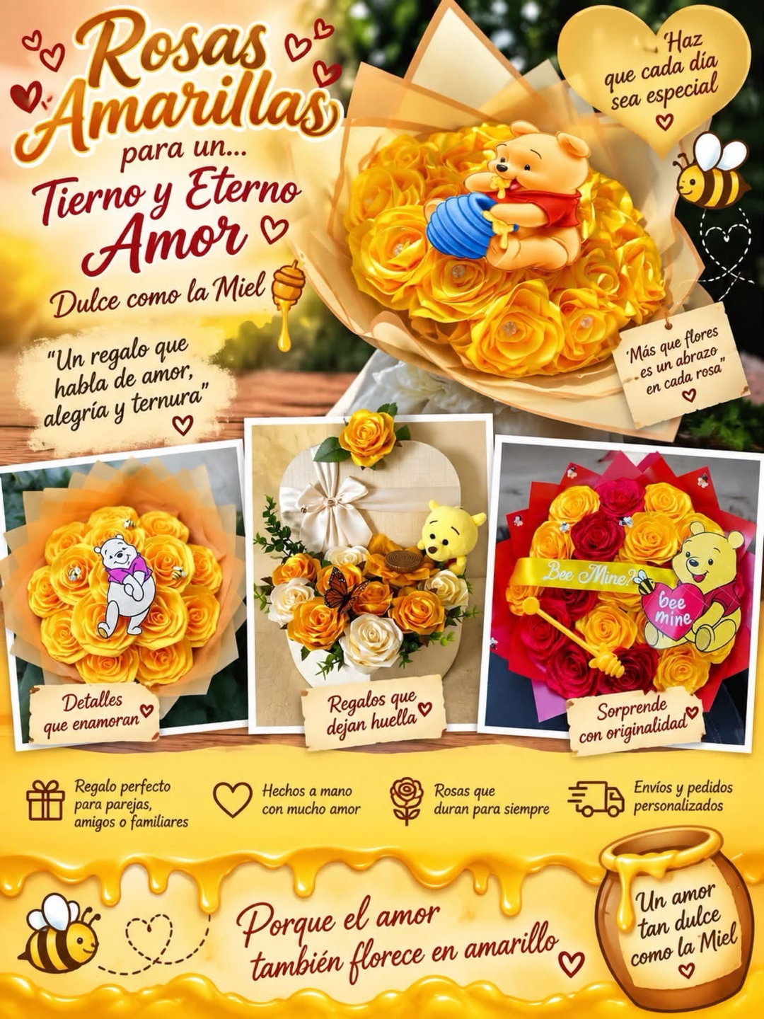 💛🌹 “Amor Dulce como la Miel” 🌹💛