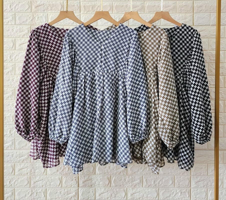 Houndstooth Doll Top_3