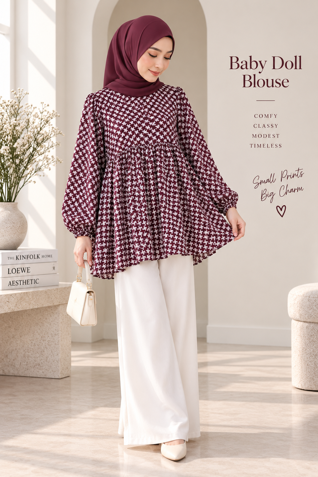 Houndstooth Doll Top_2