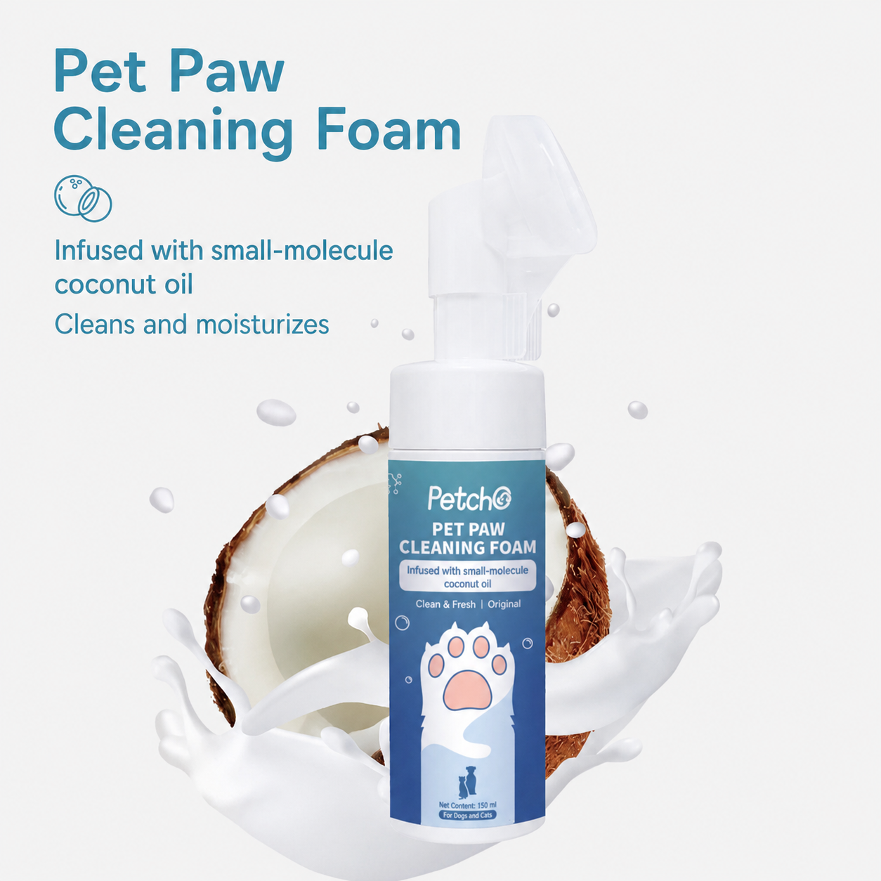 [Pre-order] Pet Paw Cleansing Foam 150ml_4