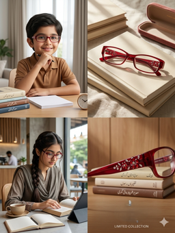 Kids Anti-Glare Glasses – Lightweight Eyeglass Frames for School & Daily Use