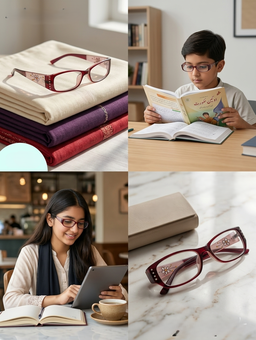 Kids Anti-Glare Glasses – Lightweight Eyeglass Frames for School & Daily Use