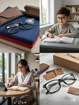 Kids Anti-Glare Glasses – Lightweight Eyeglass Frames for School & Daily Use