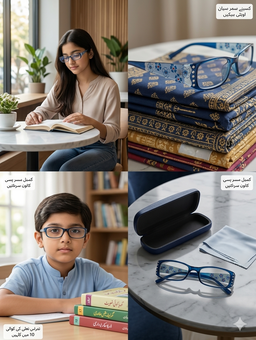 Kids Anti-Glare Glasses – Lightweight Eyeglass Frames for School & Daily Use