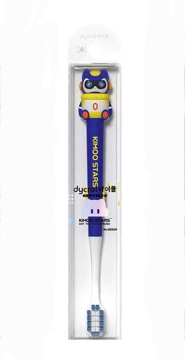 Kids Toothbrush Cartoon Robot – Soft Silicone Bristles for Ages 3-10_2