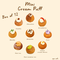 Box of 25 cream puff