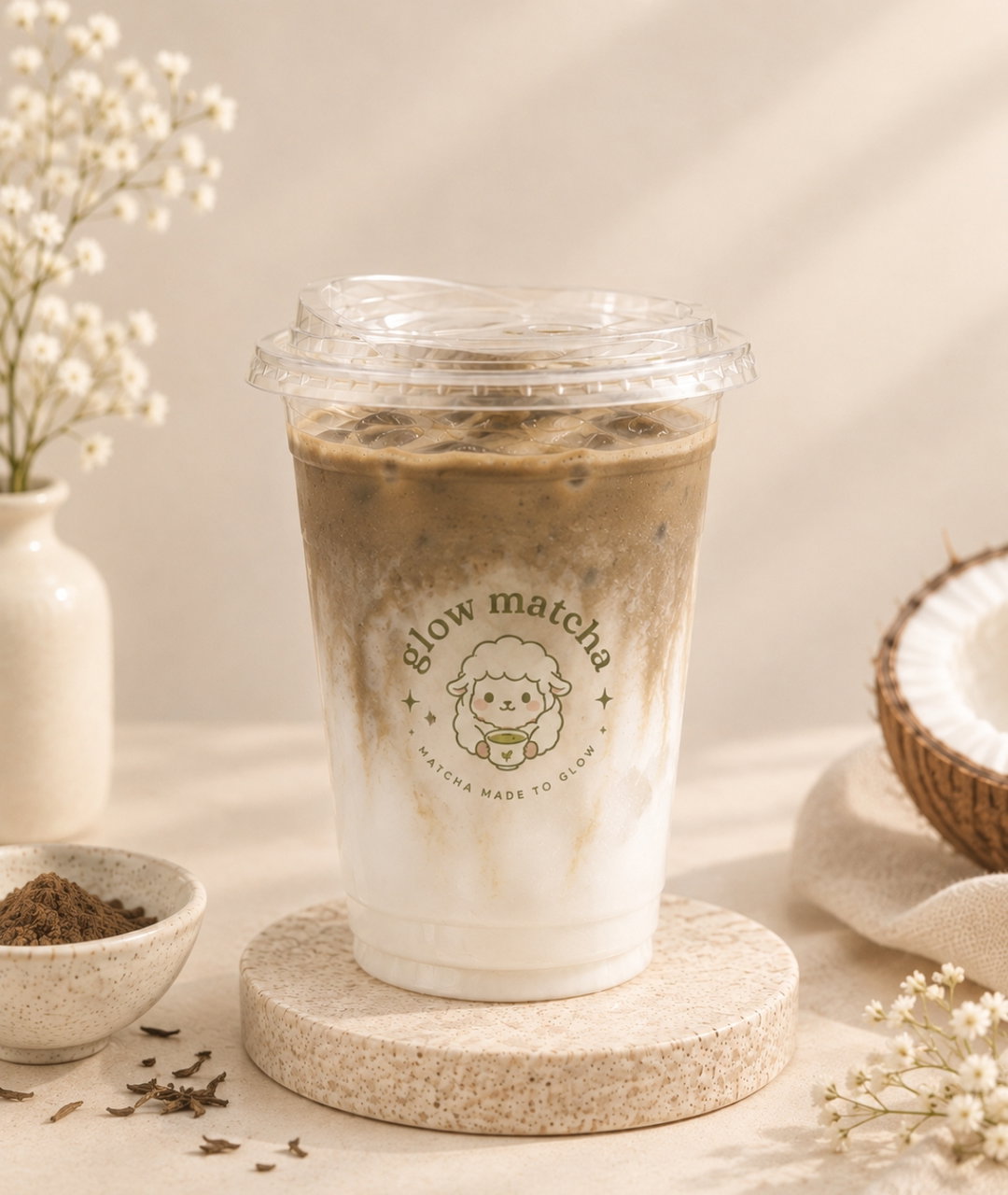 Coconut Hojicha Cloud (Cloud Series)