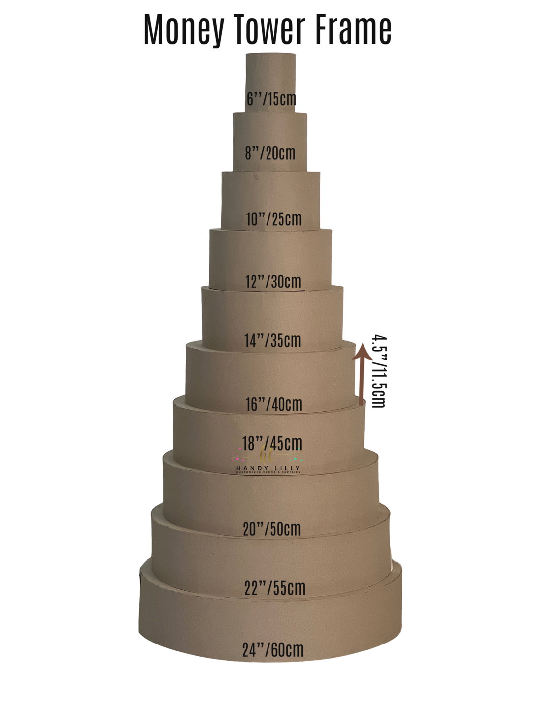 Money Tower Dummy Large /Tour d'argent factice Grand
