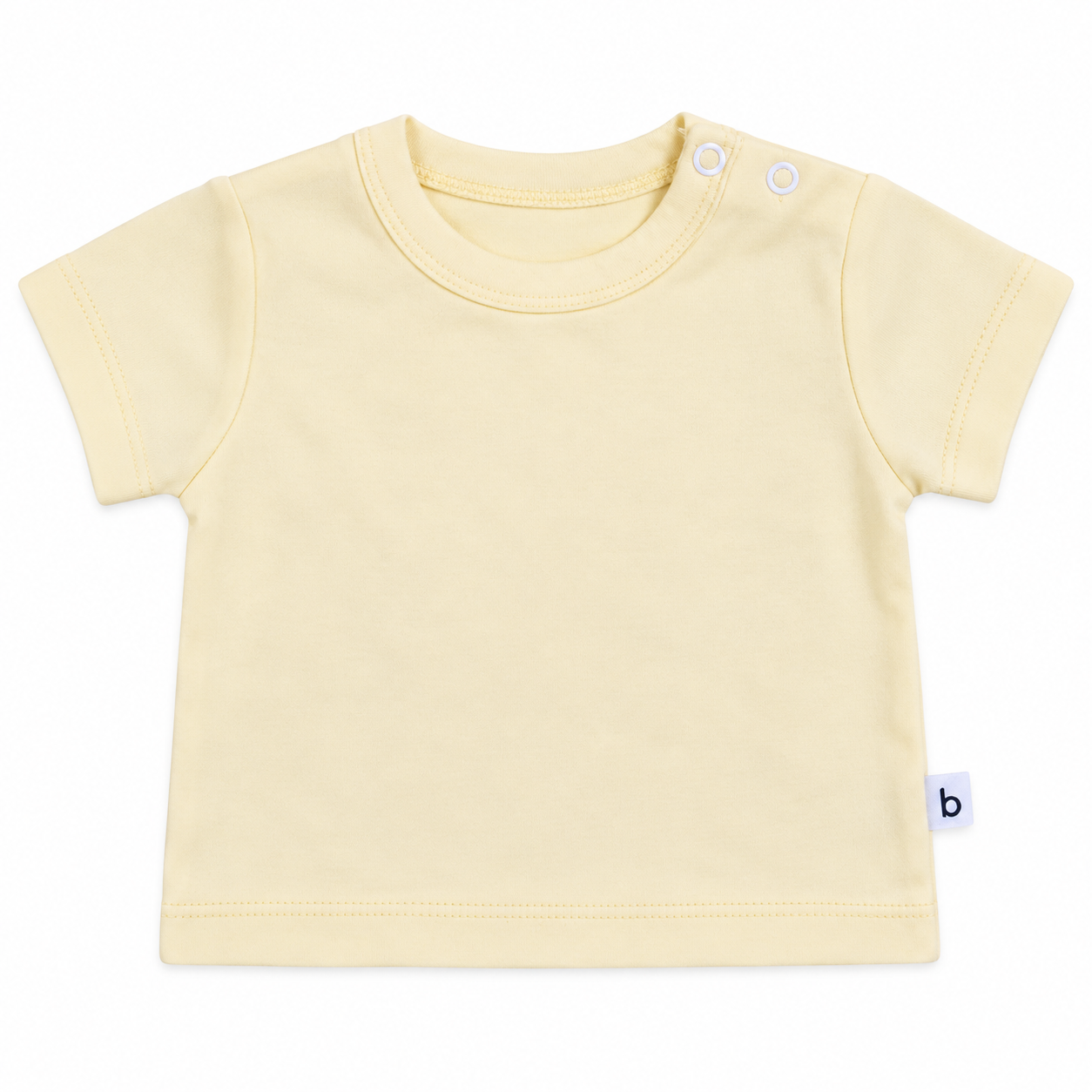 Bundlee Baby Short Sleeve T-Shirt | Cream_0