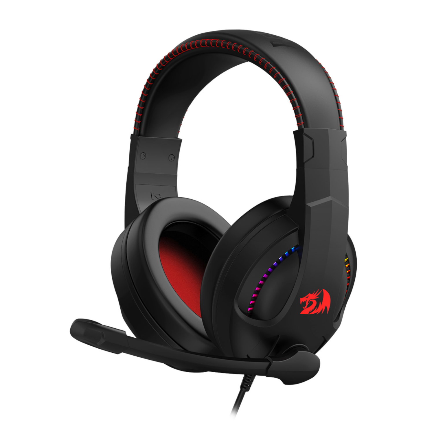 Redragon H211 CRONUS Surround Sound RGB Wired Gaming Headset – Black_0