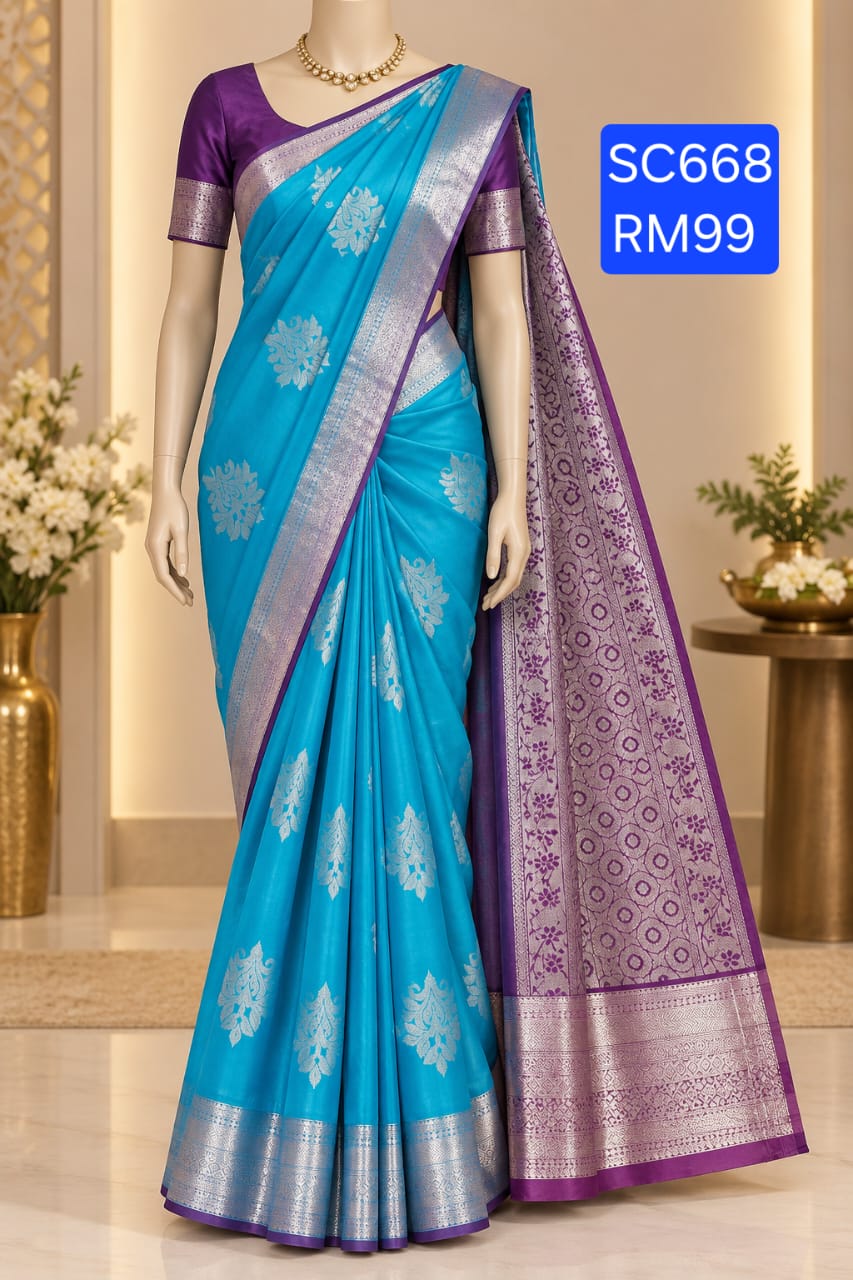Silk cotton saree _0