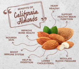 USA Jumbo Raw/Baked Almonds -1kg (500g x 2 packs)