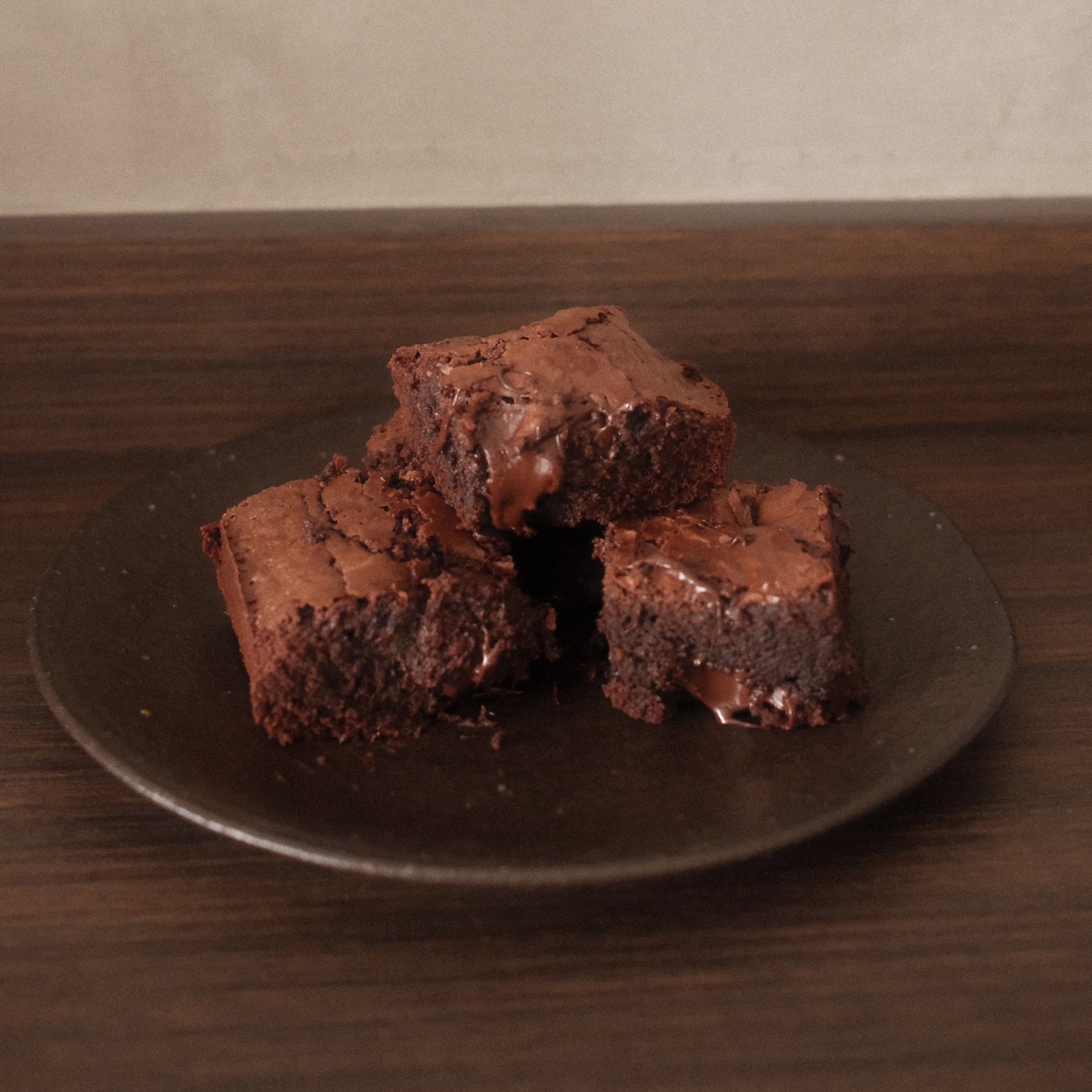 Dark Choc Hazelnut Brownies 