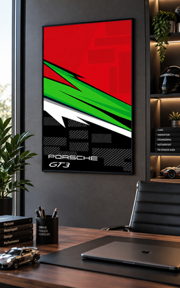 Porsche 911 GT3 R REXY Lego Technic Display Frame