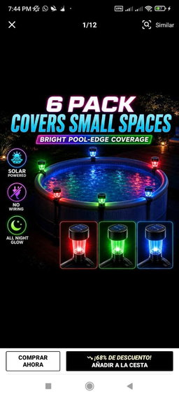 Luces Piscinas de Tubo