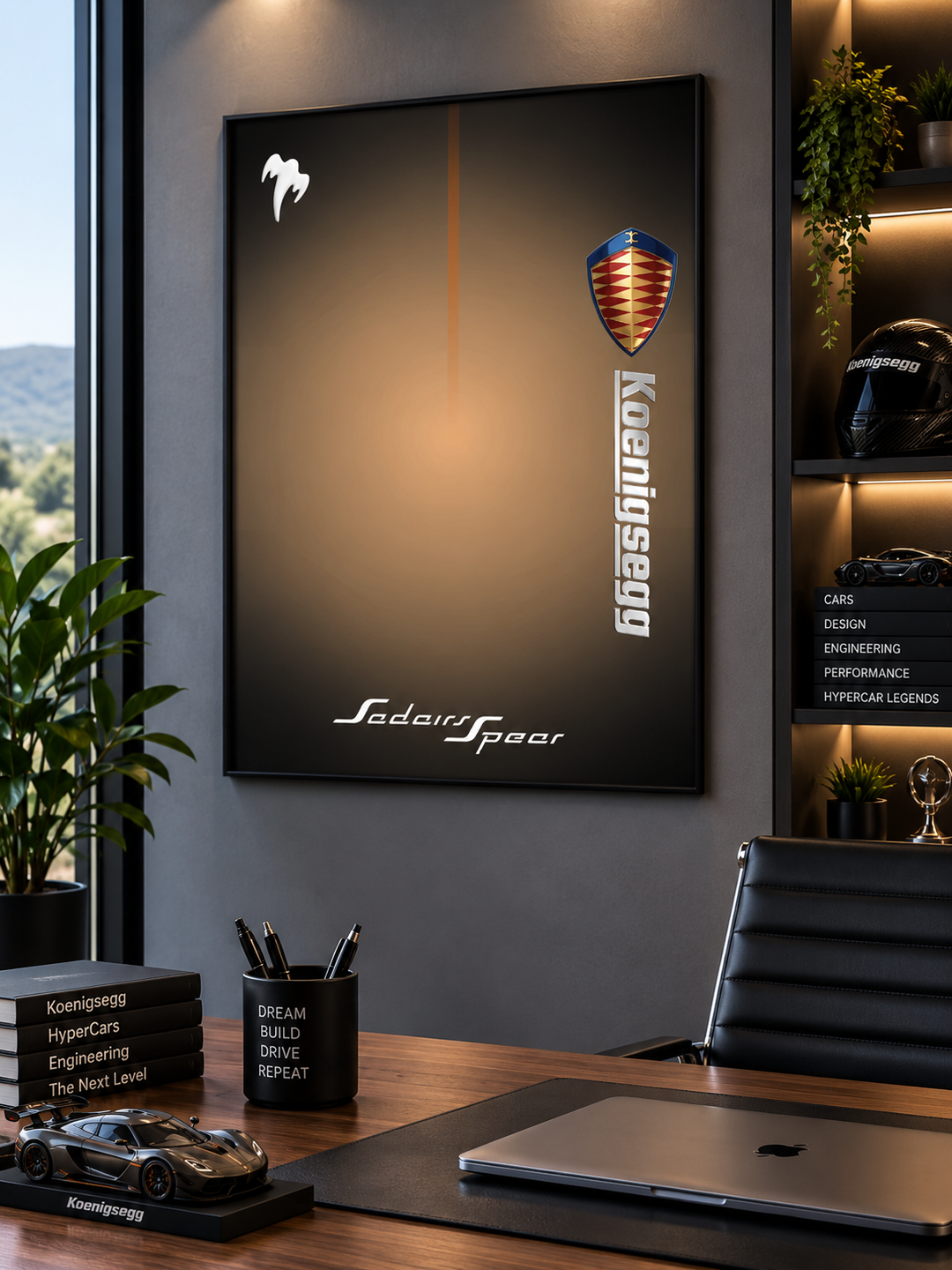 Koenigsegg Sadairs Spear Display Frame