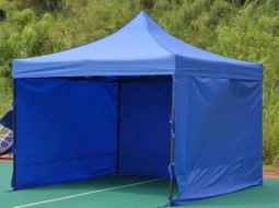  A blue pop up canopy tent 3*3