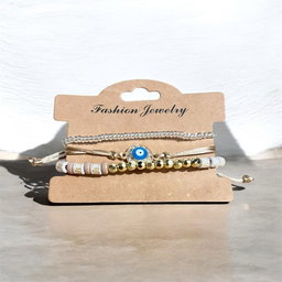 Set 3 pulseras hamsa