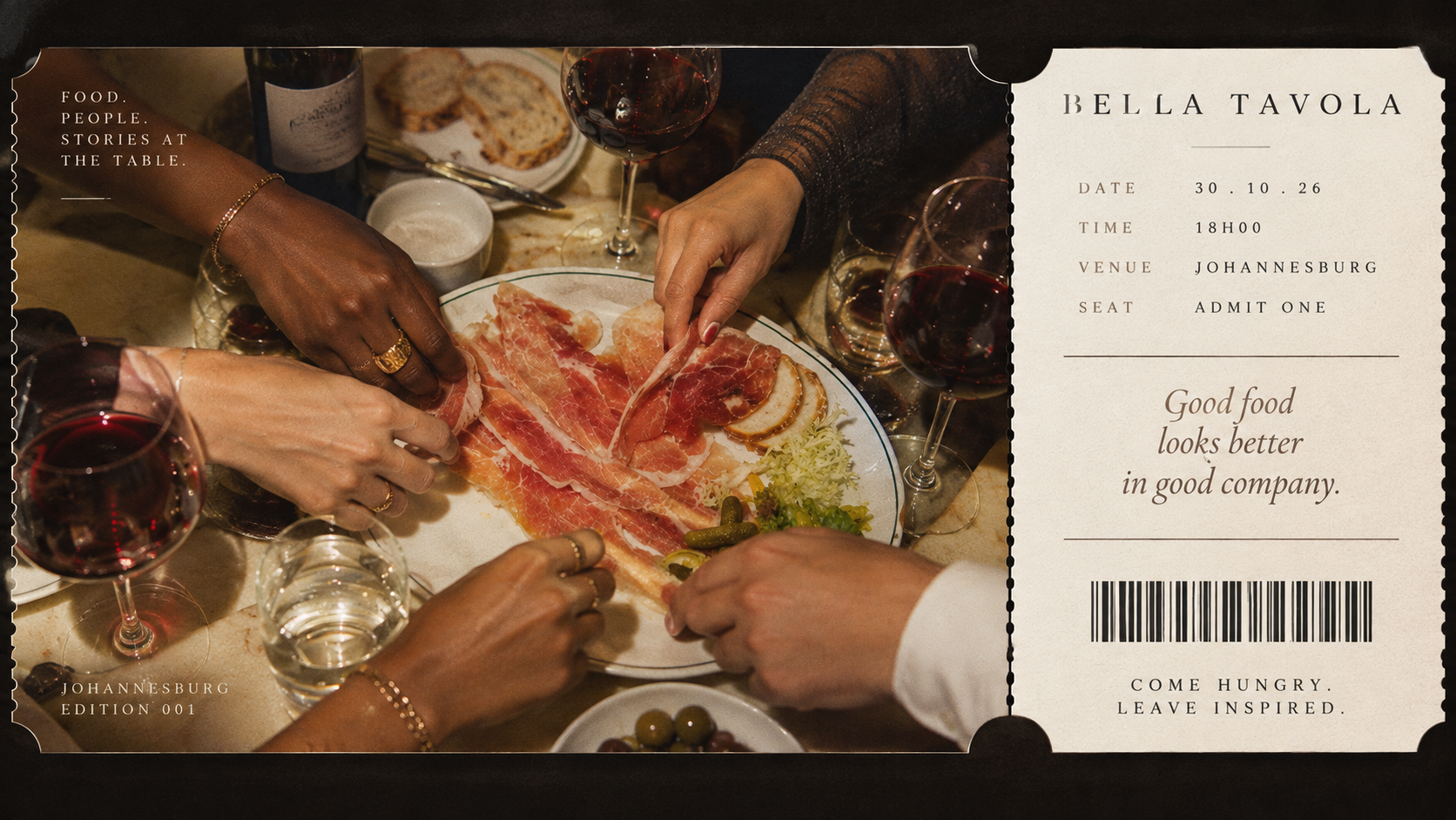 Bella Tavola ticket