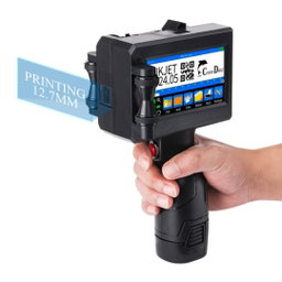 A handheld inkjet printer