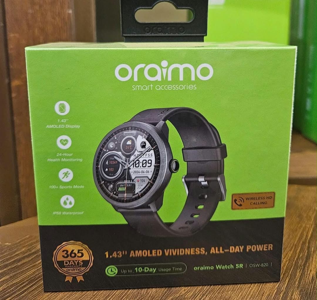 Oraimo Watch 5R(Model: OSW-820) Bluetooth Calling Smartwatch