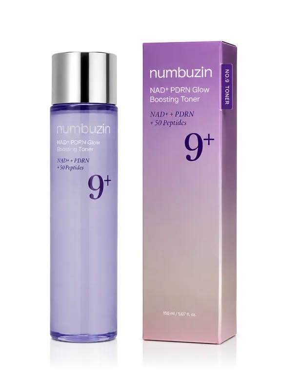 Numbuzin No. 9 NAD+ PDRN Glow Boosting Toner (200 ml) 🖤✨_1