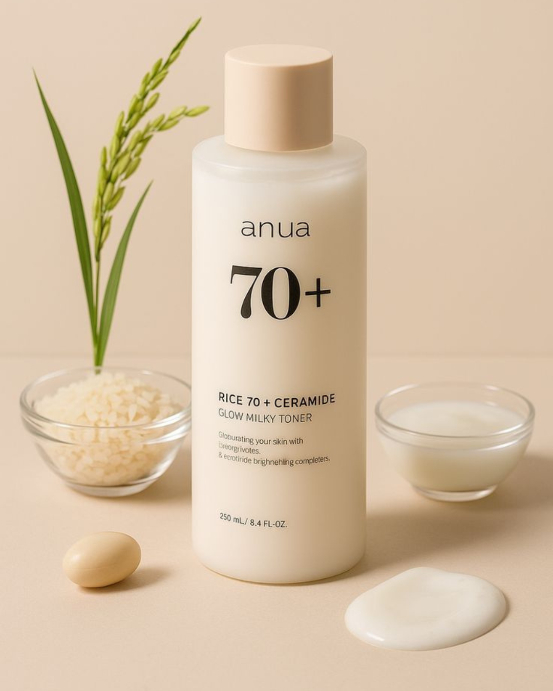 Anua Rice 70 Glow Milky Toner (150 ml) 🌾🥛✨_1