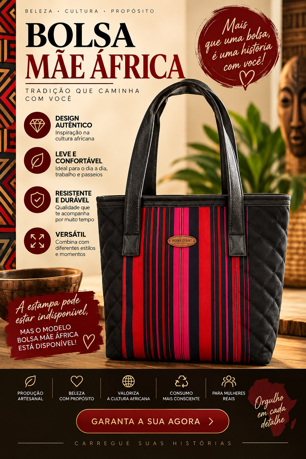 Bolsa Mãe África 