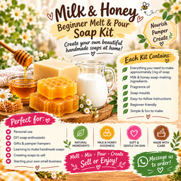 Milk & Honey Melt & Pour Soap Kit