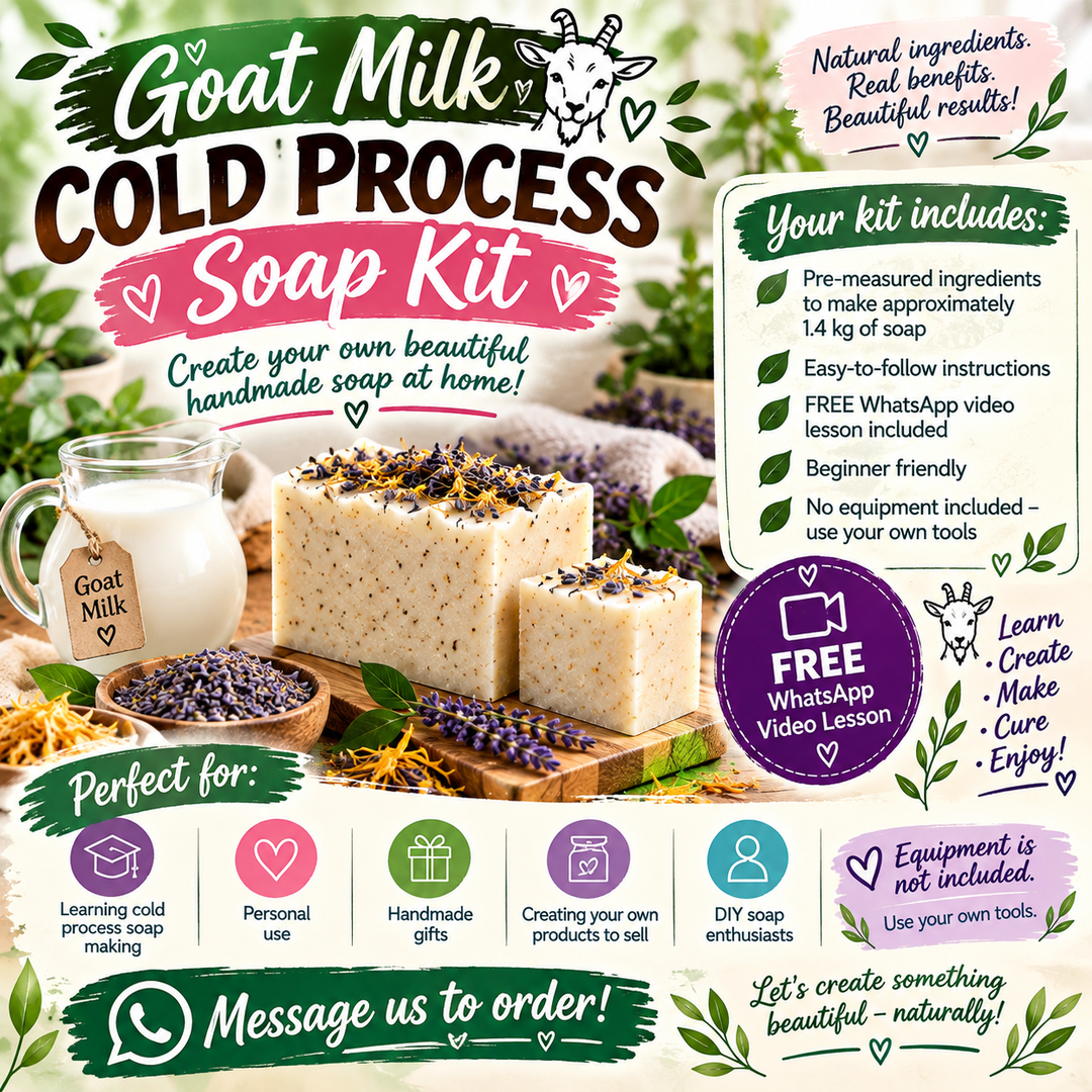 Goat Milk Cold Process Soap Kit