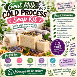 Goat Milk Cold Process Soap Kit