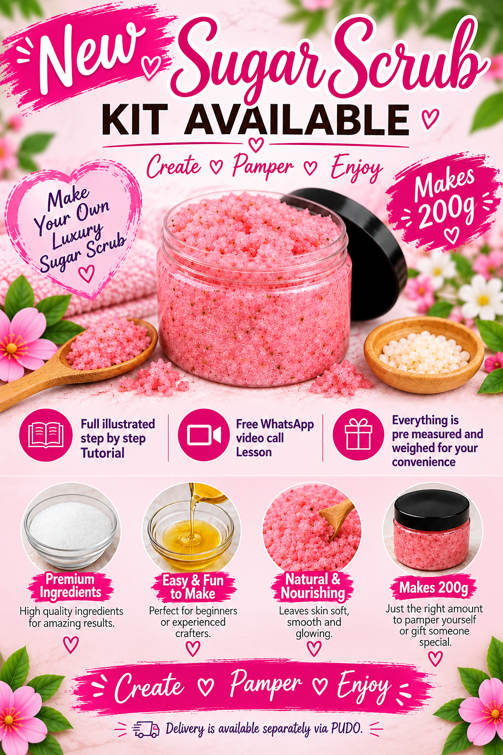 Sugar Scrub Kit