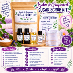 Jojoba & Grapeseed Sugar Scrub Kit