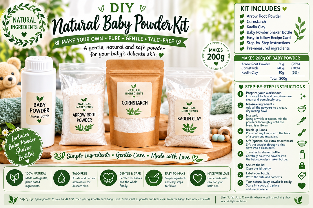 Natural Baby Powder Kit