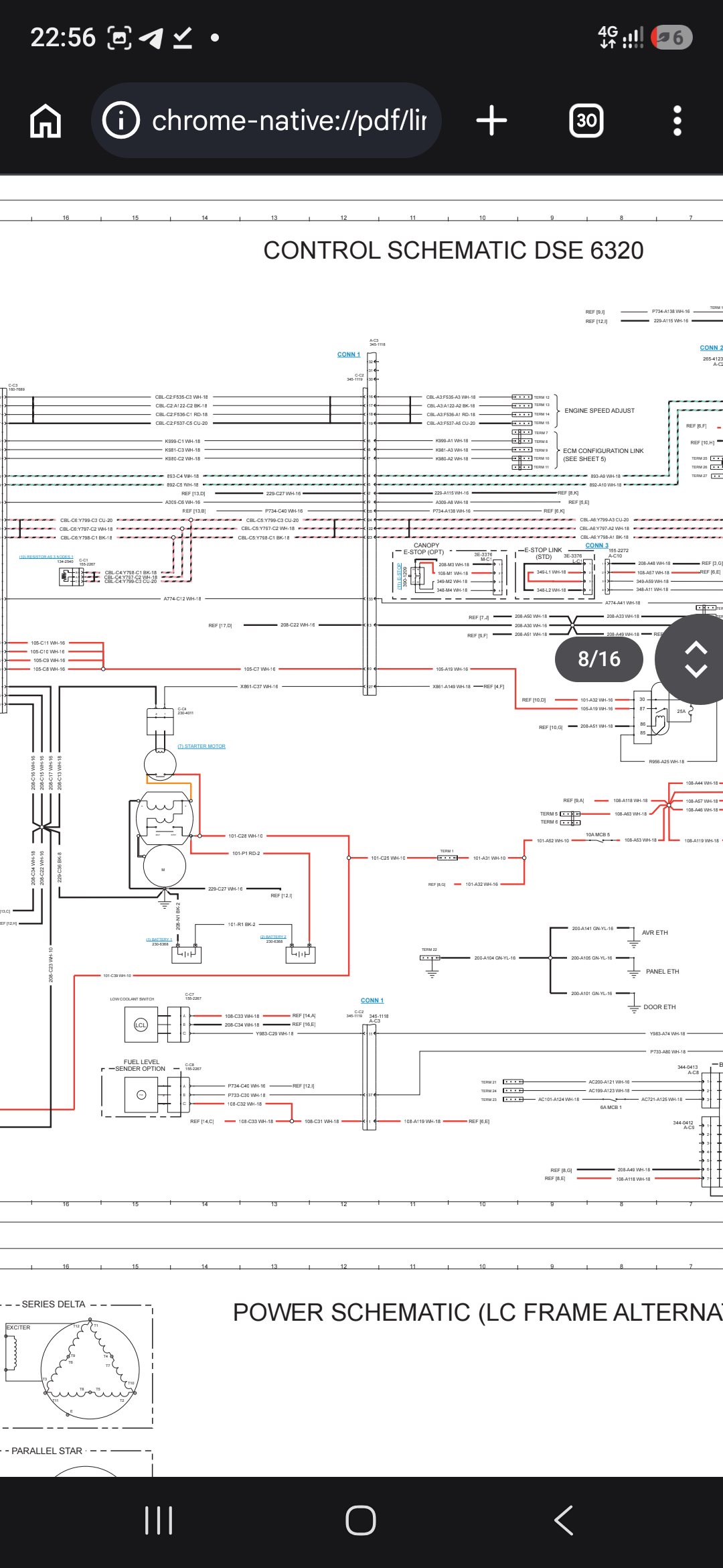 Electrical Schematic C13, C15, and C18 Generator Set _4