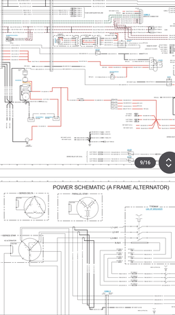 Electrical Schematic C13, C15, and C18 Generator Set 