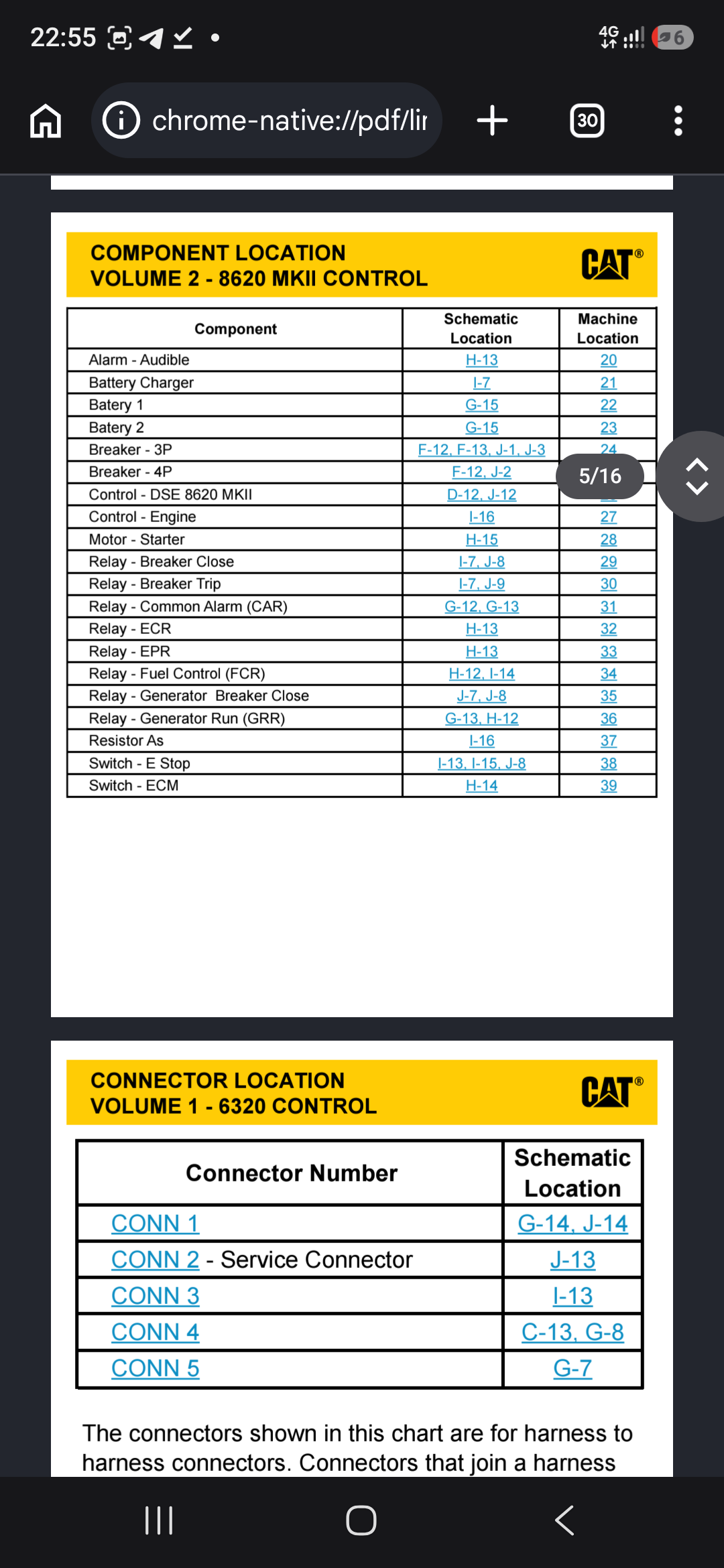Electrical Schematic C13, C15, and C18 Generator Set _5