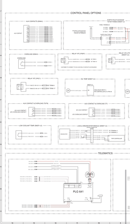 Electrical Schematic C13, C15, and C18 Generator Set with EMCP 4.2/4.2B  Electrical System