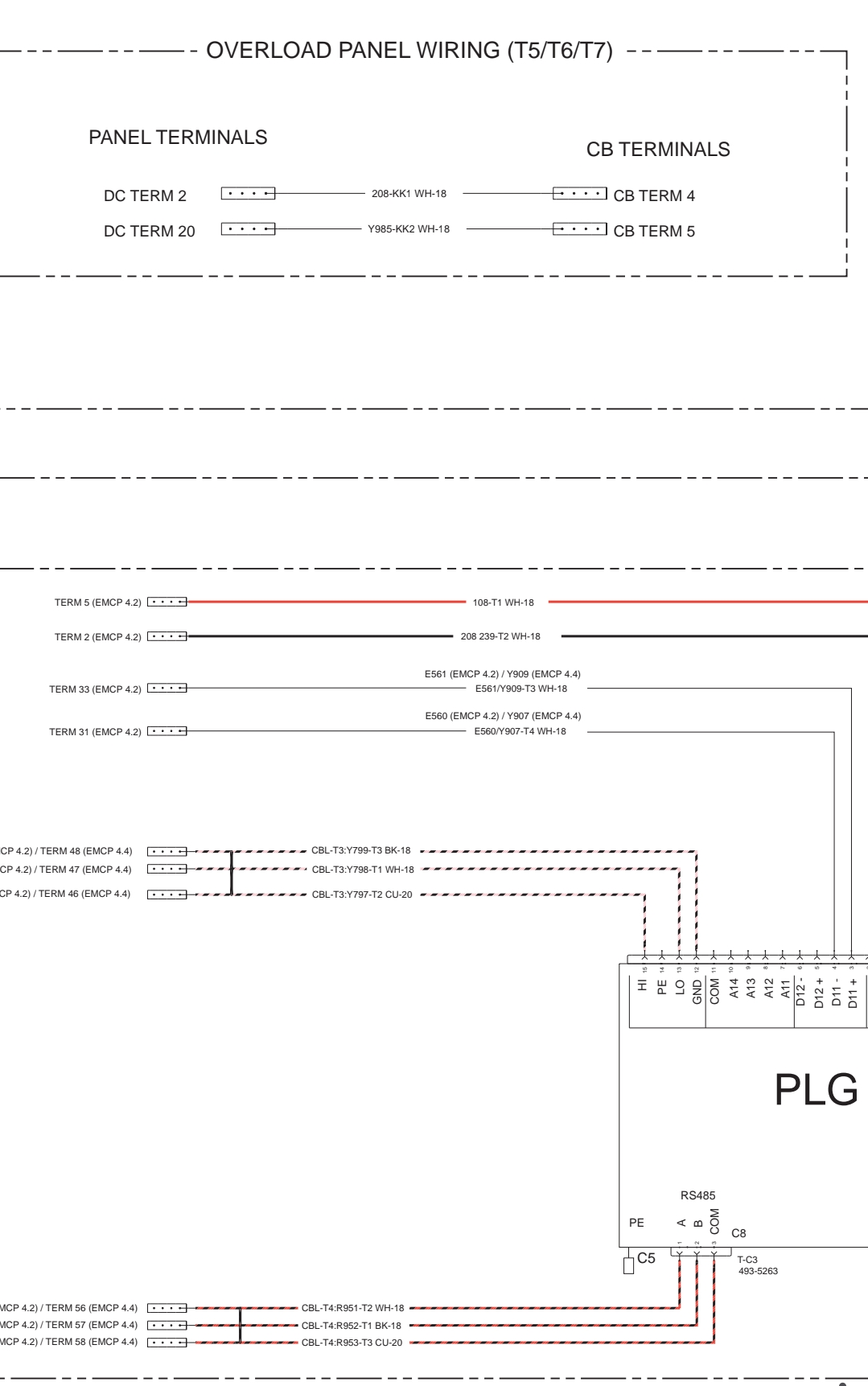 Electrical Schematic C13, C15, and C18 Generator Set with EMCP 4.2/4.2B  Electrical System_1