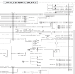 Electrical Schematic C13, C15, and C18 Generator Set with EMCP4.2 Electrical System